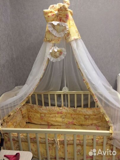 Детская кровать для новорожденных бу