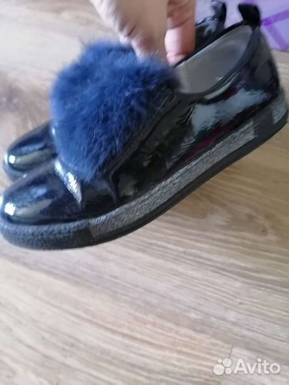 Слипоны для девочки школьные