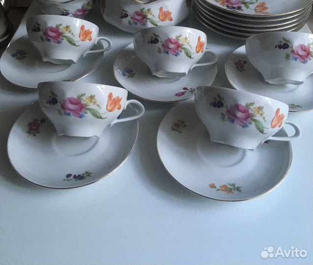 Чайные пары от сервиза гдр, Ilmenau