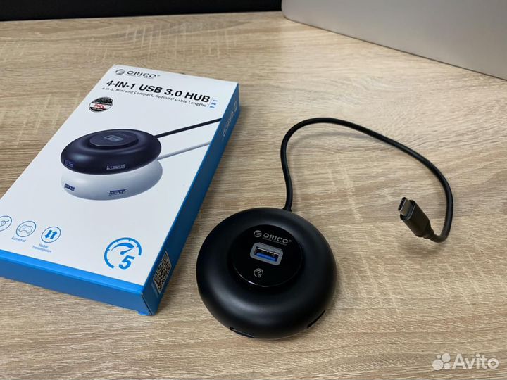 Orico Type-C хаб на 4 USB 3.0