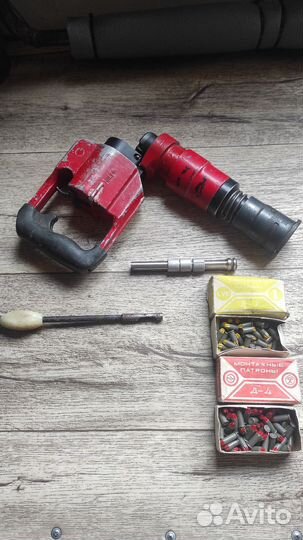 Монтажный пороховой пистолет пц 84 СССР