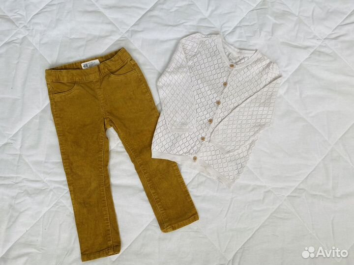 Вещи пакетом на девочку 86 92 98 zara зара hm