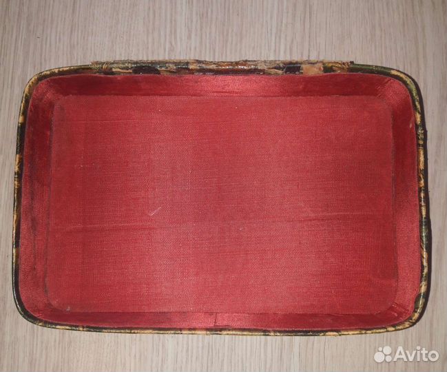 Шкатулка кожаная Винтаж