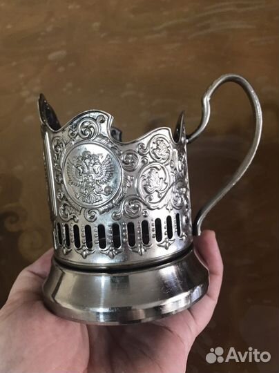 Подстаканики мельхиор