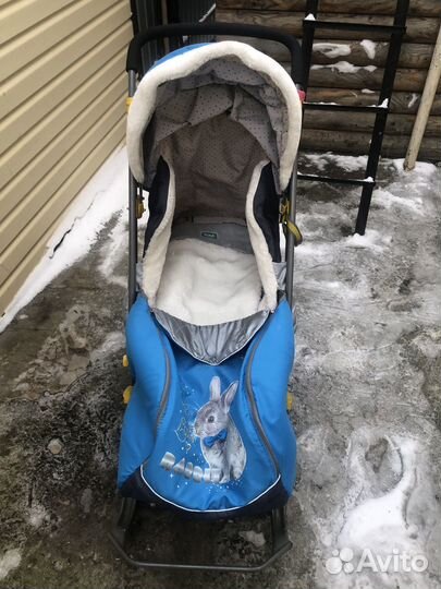 Коляска санки