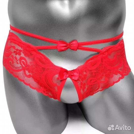 Мужские трусы с доступом кружевные 3 цвета
