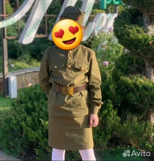 Детская военная форма для девочки до 140