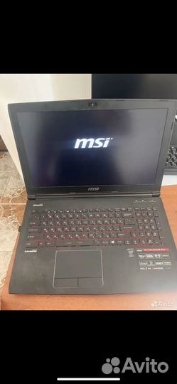 Игровой ноутбук msi GE62