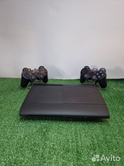 Ps3 прошитая + 50 игр 500gb + 2 гемпада