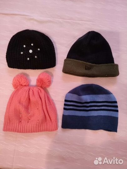 Шапки зимние 4шт
