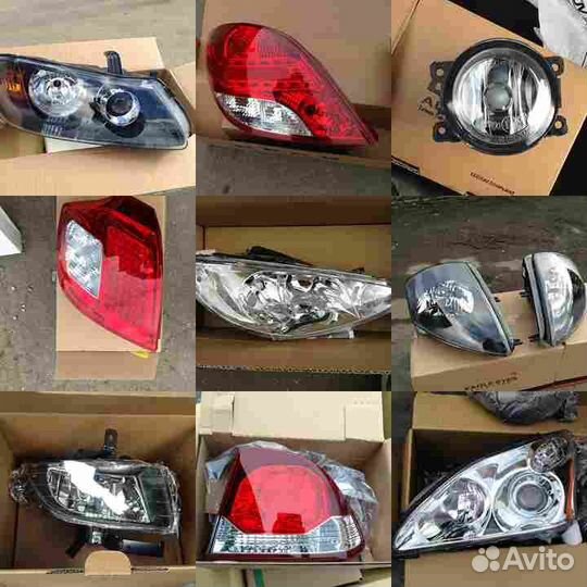 Clio Фара левая под корректор линзованная внутри ч