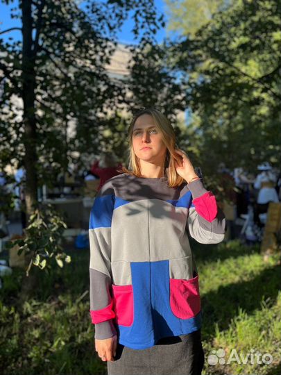 Свитшот ручной работы