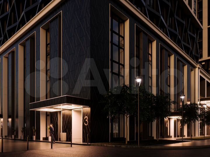 2-к. квартира, 40 м², 21/25 эт.