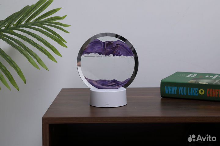 Ночник картина из песка с подсветкой лампа 3д