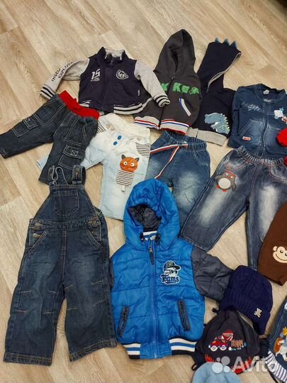 Вещи пакетом на мальчика от 6 месяцев до 1,5 лет