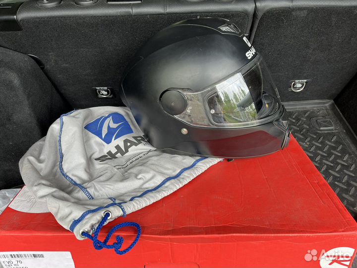 Shark Skwal с очками мотошлем XL L