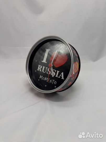 Часы настольные сувенирные I love Russia Momento