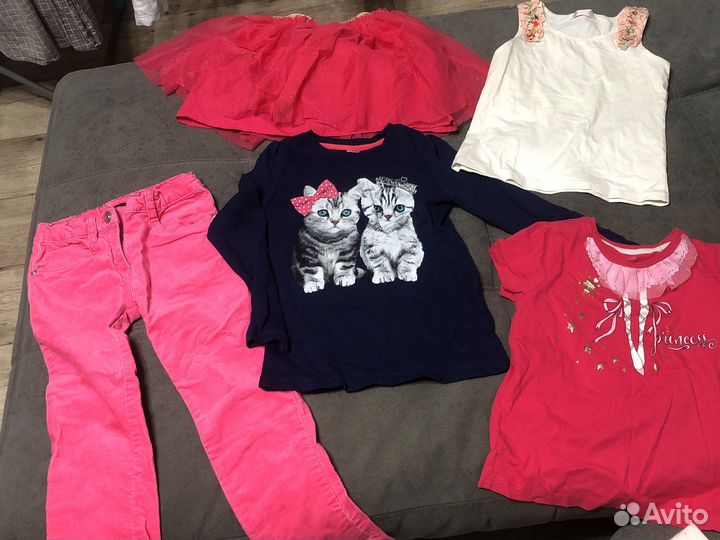 Вещи для девочки рост 116
