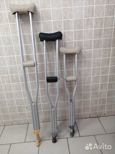 Костыли Детские, Подростковые и Взрослые. Прокат