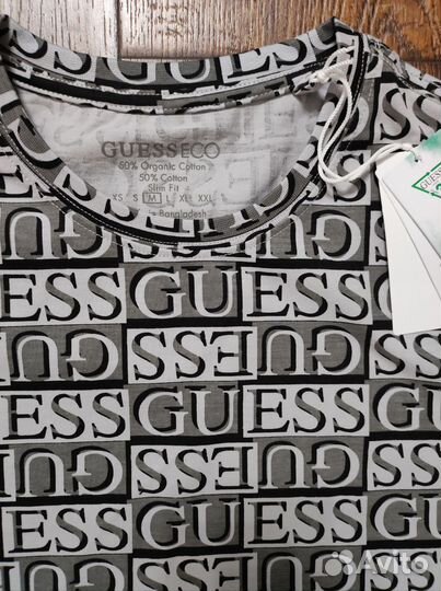 Футболка Guess мужская, размер M, XL, оригинал