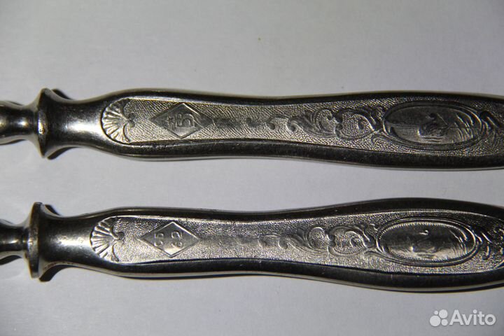 Вилки столовые, 7 штук, СССР, бз, лебедь