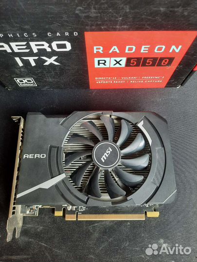 Видеокарта RX 550 2gb