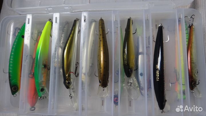 Воблера наборами в коробках