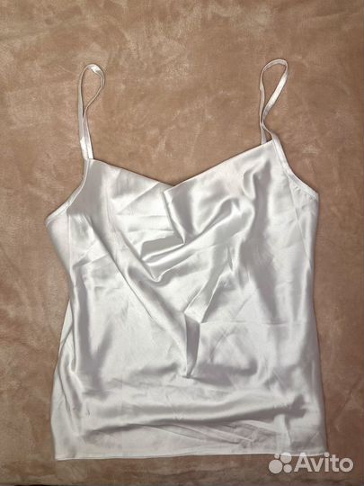 Атласная майка