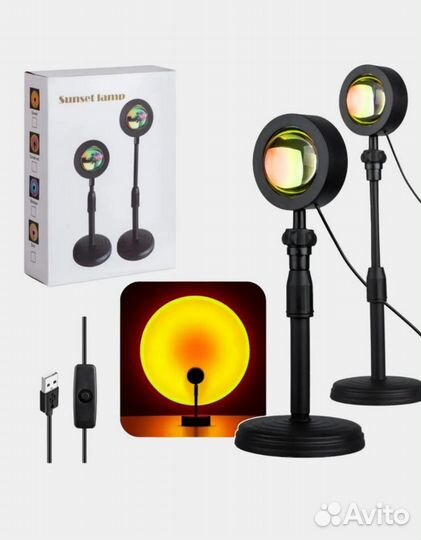 Светодиодная лампа с проекцией заката G9