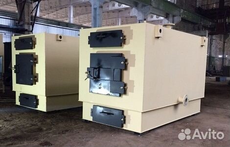 Промышленный котел 150 кВт с топкой 1,5 метра