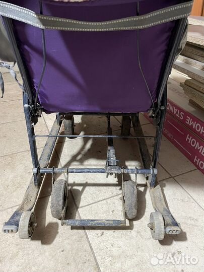 Коляска санки трансформер