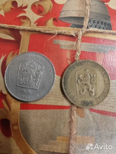 Монеты Чехословакии