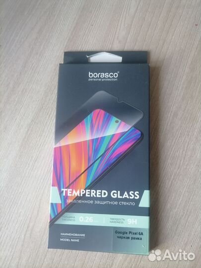Защитное стекло на google pixel 6a