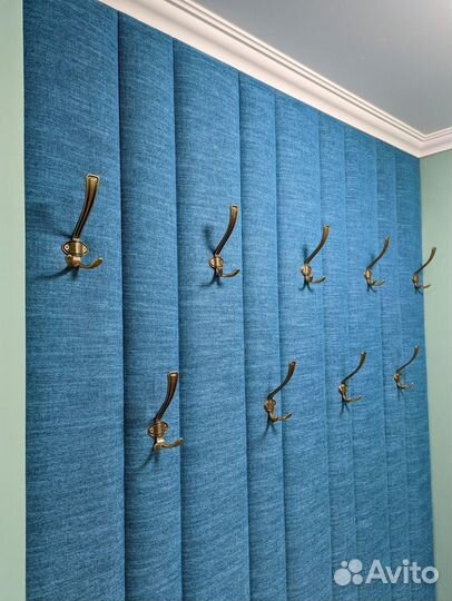 Мягкие стеновые панели в прихожей