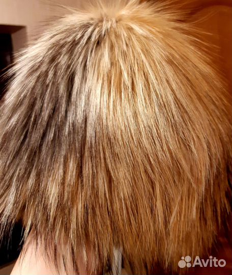 Шапка лисья женская
