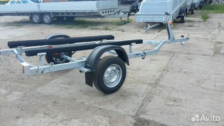 Ц, Лодочный прицеп мзca-D оцинкован, подв. alko