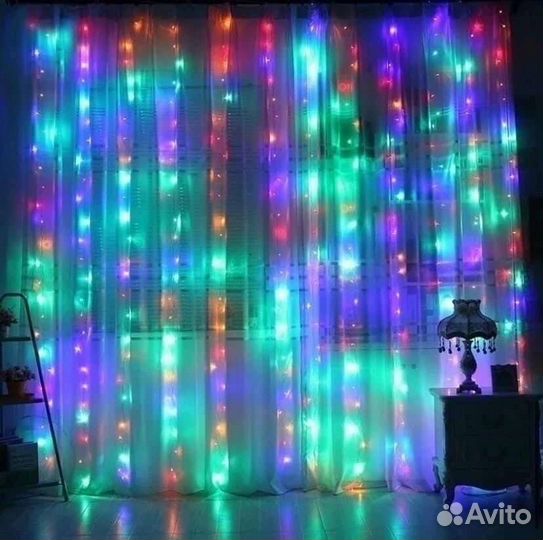 Гирлянда штора
