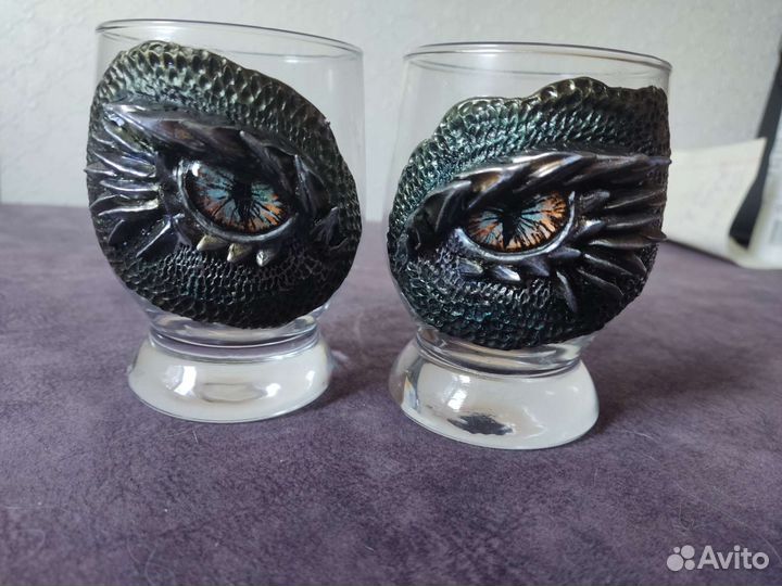 Бокалы для виски с декором