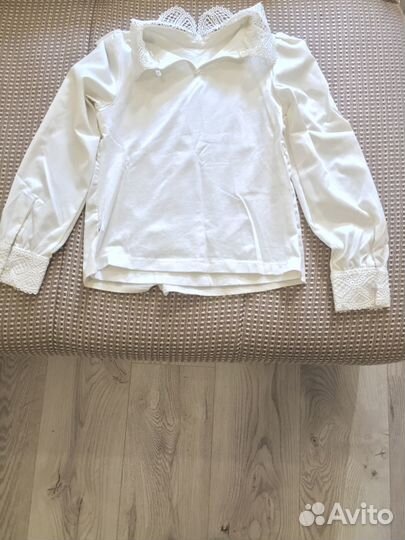 Блузка школьная, 122-128