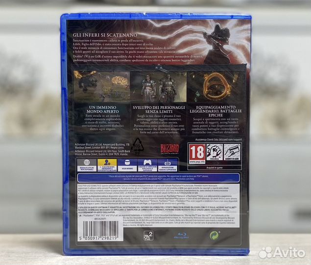 Diablo 4 Sony PS4 Новый Диск Русская Озвучка