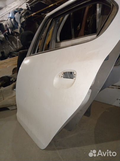 Дверь renault logan задняя левая