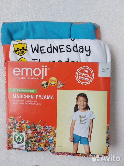 Комплект (футболка+шорты) на девочку 110/116