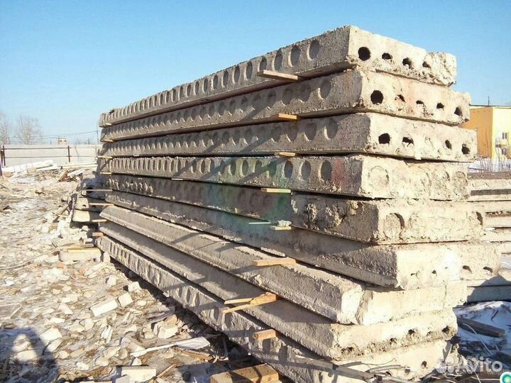 Полушпалок (полушпала) железобетонная ж/б новая. 5. Выкуп бетонных плит перекрытия б/у. Купим бу жб. Ригеля строительные бетонные.
