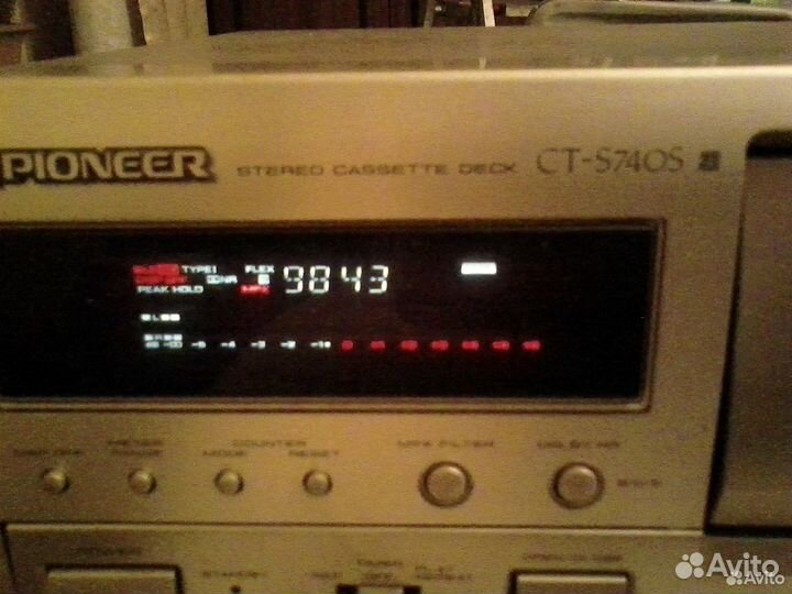 Кассетная дека pioneer ct-s740s