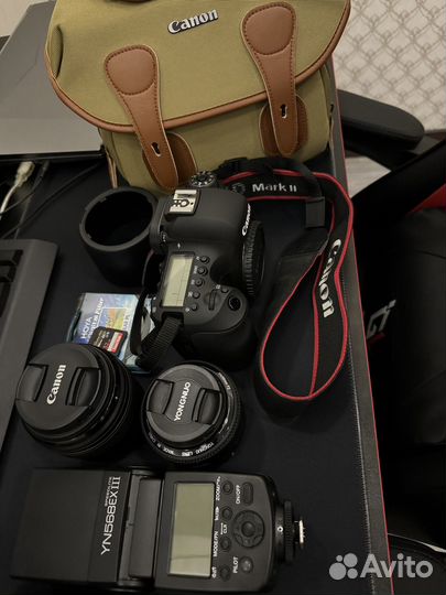 Canon 6d mark ii + объективы + набор фотографа