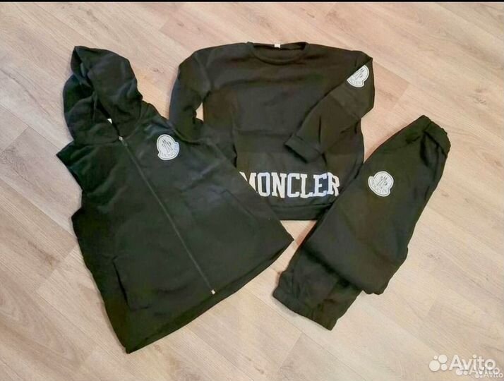 Костюм тройка на флисе. Р48