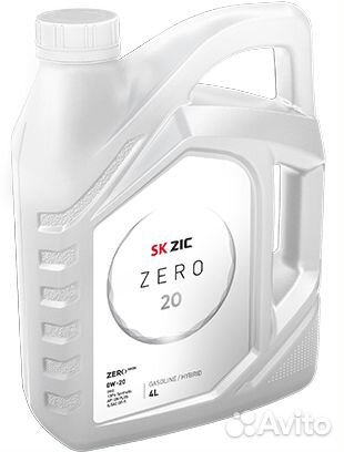 Zic zero 0W20 4л синт. Zic