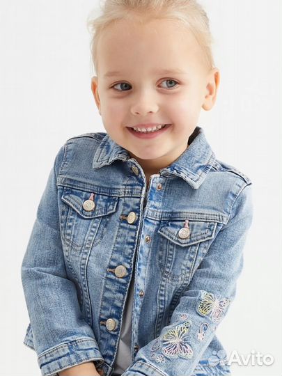 Джинсовая куртка для девочки