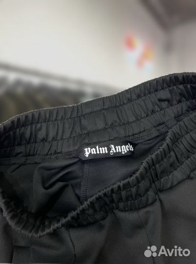 Штаны palm angels black track оригинал легит