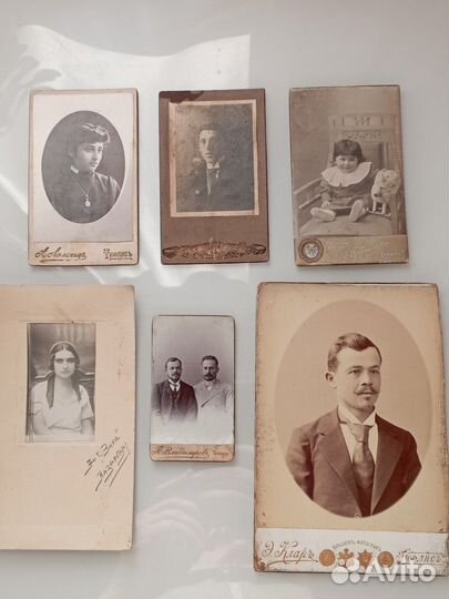 Антикварные, старинные фото,визитные карточки дети